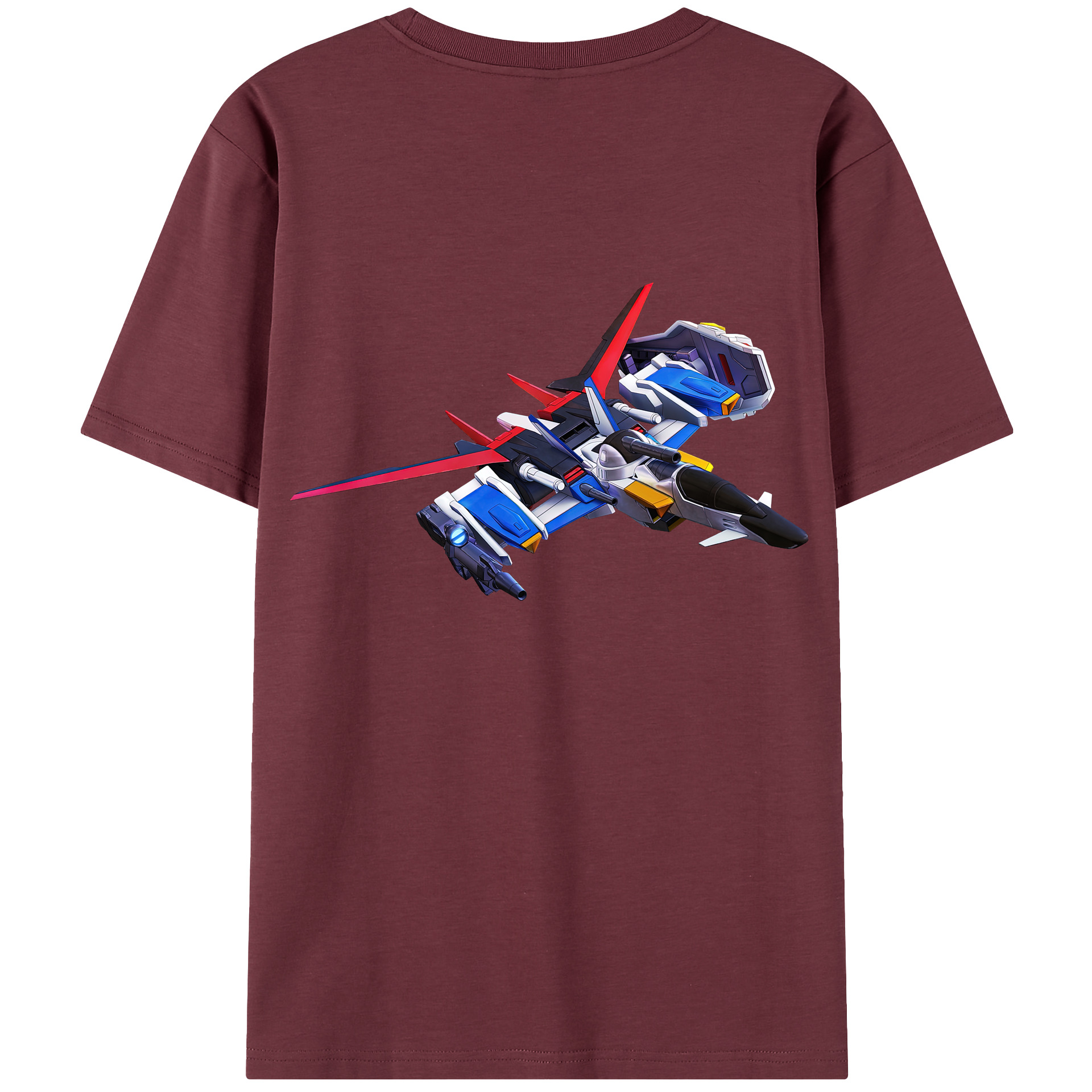 （画像用） 機動戦士ガンダム Mobile Suit Gundam 綿100％半袖Tシャツ（背面プリント）